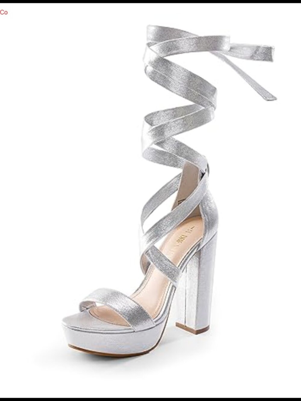 Women's Sexy Platform High Heels Open Toe Ankle Strap Chunky Heeled Sandals for